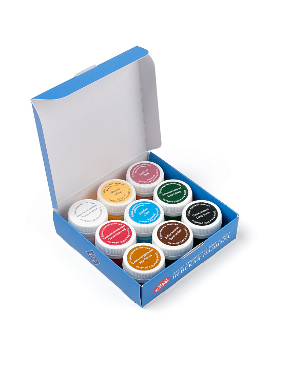 Набор гуаши Мастер-Класс "Портрет" 9 шт х 20 мл, картон 606x758